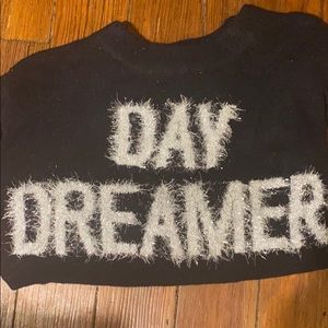 An oversized sweater